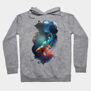 Swimming Through the Galaxy Hoodie